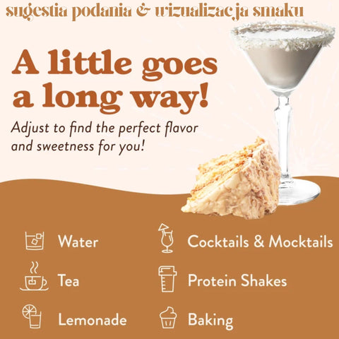 Jordan's Skinny Syrups Italian Weeding Cake - syrop zero kalorii o smaku Tortu z Kremem