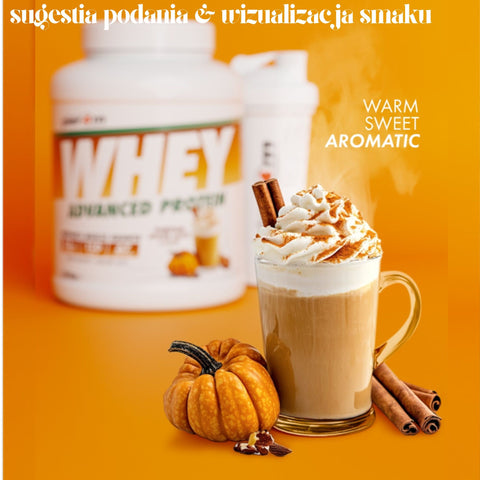 Per4m Whey Advanced Protein Pumpkin Spiced Latte 900g - a nutrient dense protein supplement WPC, WPI & MPC.