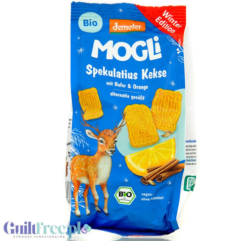 Demeter Mogli Bio Spekulatius Kekse Winter Edition - orange-flavored spice cookies