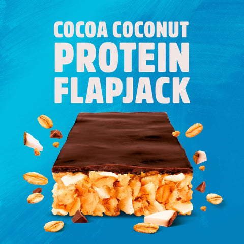 Trek Protein Flapjack Cocoa Coconut - gluten-free vegan dark chocolate bar 9g protein