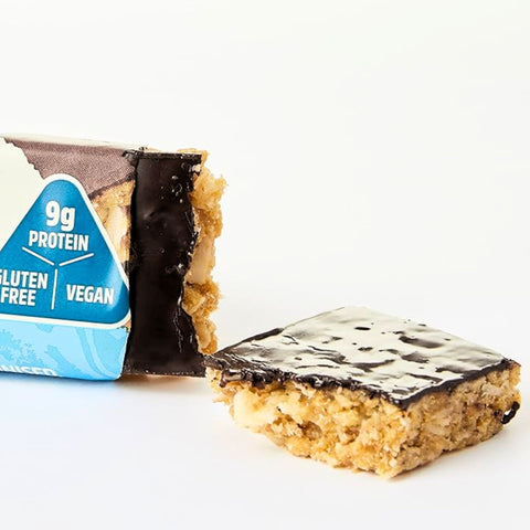 Trek Protein Flapjack Cocoa Coconut - gluten-free vegan dark chocolate bar 9g protein