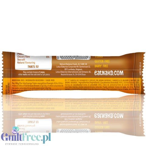 Nakd Protein Peanut Butter - vegan protein bar with no added sugar or sweeteners