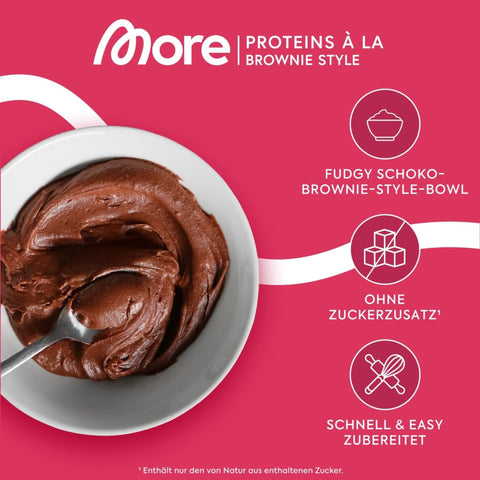 More Nutrition Protein Brownie Baking Mix with no added sugar