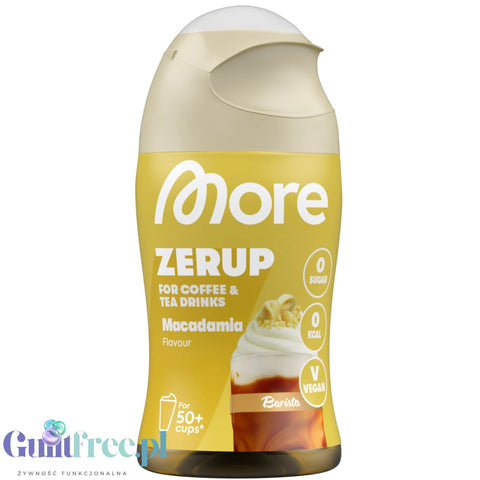 More Nutrition Zerup Macadamia - concentrated syrup for coffee and tea without sugar and calories