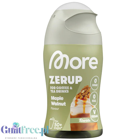 More Nutrition Zerup Maple Walnut - concentrated syrup for coffee and tea without sugar and calories