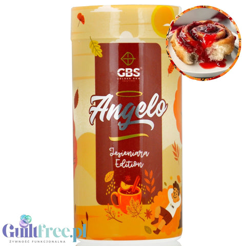 GBS Angelo, Cinnamon with Cherry Cream 100g - flavored instant coffee, seasonal limited edition Autumn Edition