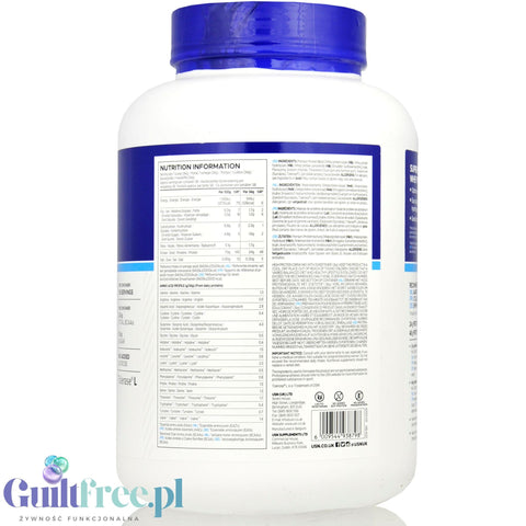 USN Blue Lab Whey Caramel Popcorn protein powder 34g