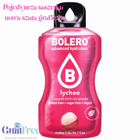 Bolero Sticks Stevia Lychee, instant drink, 12 sachets