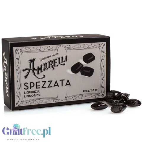 Amarelli Liquirizia Spezzatina 100g - Calabrian aniseed licorice 100% without sugar or sweeteners
