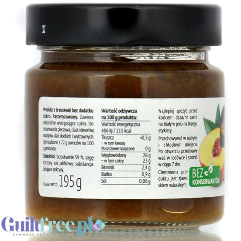 That's a Good One, Peach - 100% fruit spread with no added sugar