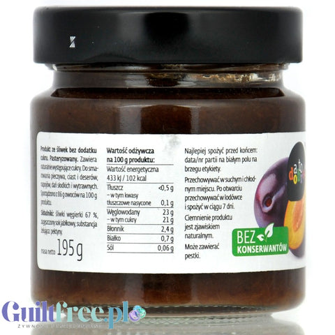 That's a Good One, Plum - 100% fruit spread with no added sugar