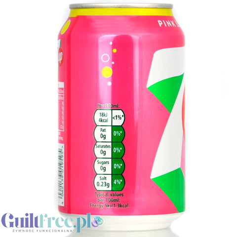 7up Pink Lemonade Zero Sugar 330ml - pink lemonade without sugar