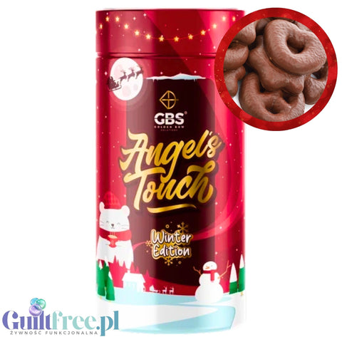 GBS Angel's Touch, Chocolate Gingerbread 100g - flavored instant coffee with higher caffeine content without sugar