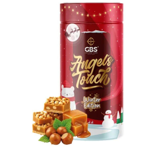 GBS Angel's Touch, Toffeenut 100g - flavored instant coffee with higher caffeine content without sugar