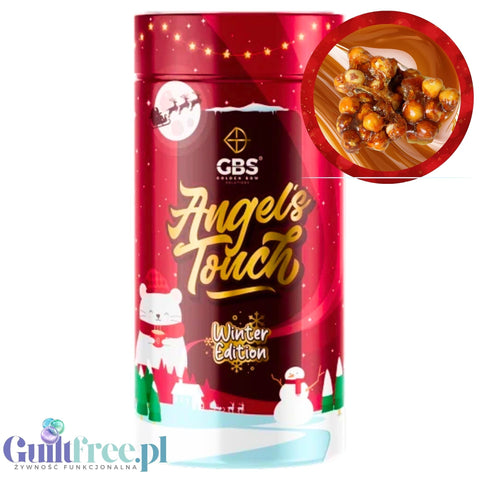 GBS Angel's Touch, Toffeenut 100g - flavored instant coffee with higher caffeine content without sugar
