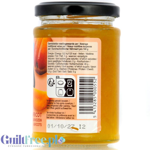 Rabeko Jam Light Apricot - low-sugar apricot jam, 90% less sugar