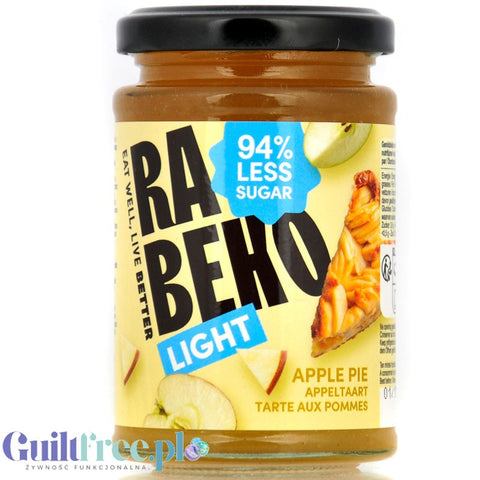 Rabeko Jam Light Apple Pie - low-sugar apple pie jam, 94% less sugar