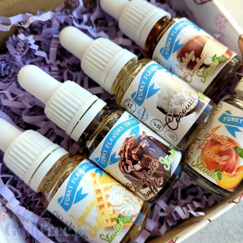 Funky Flavors Sweet 5 x 10ml, Set Testerski STEVIA Nowe Horyzonty