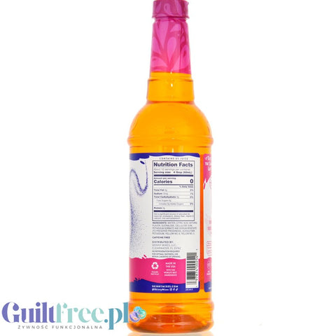 Jordan's Skinny Mixes Orange Soda - syrop do napojów bez cukru i kalorii o smaku lemoniady pomarańczowej