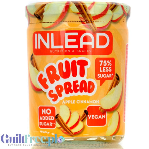 Inlead Fruit Spread Apple Cinnamon - dżem frużelina jabłkowa z cynamonem tylko 47kcal