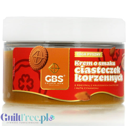 GBS Krem z ciasteczek korzennych z posypką z ciasteczek i nutą cynamonu (CHEAT MEAL)
