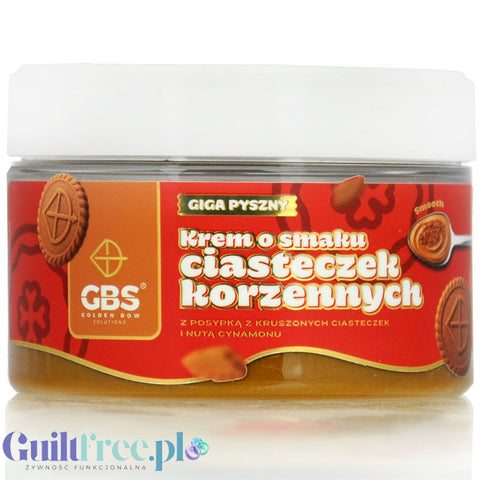 GBS Krem z ciasteczek korzennych z posypką z ciasteczek i nutą cynamonu (CHEAT MEAL)