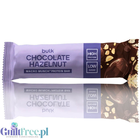 Bulk Powders Macro Munch™ Chocolate Hazelnut - czekoladowo-laskowy baton białkowy z orzechami