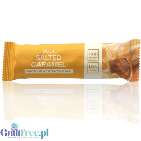 Bulk Powders Macro Munch Salted Caramel Protein Bar - baton białkowy, smak Solony Karmel