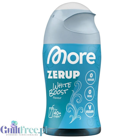 More Nutrition Zerup White Boost – concentrated syrup for coffee and tea, sugar-free and calorie-free