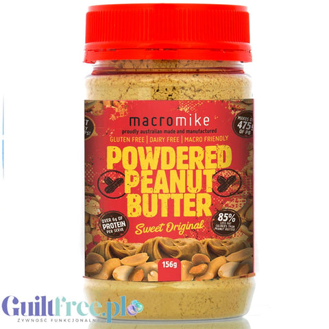 Macro Mike Peanut Powder Original - wegańskie proteinowe masło orzechowe w proszku 46g białka
