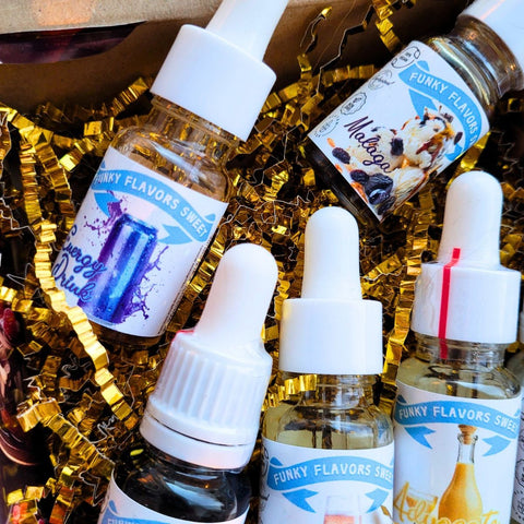 Funky Flavors Sweet 6 x 10ml, Tester Set Permitted from 18 years of age