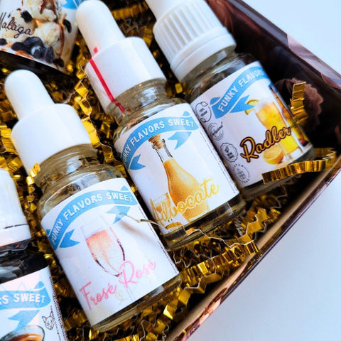 Funky Flavors Sweet 6 x 10ml, Tester Set Permitted from 18 years of age