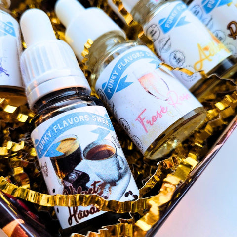Funky Flavors Sweet 6 x 10ml, Tester Set Permitted from 18 years of age
