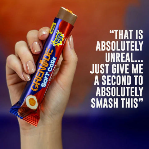 Grenade Soft Core Creme Egg - an extremely soft protein bar, limited edition UK, only 172kcal