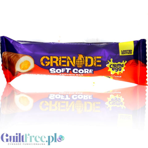 Grenade Soft Core Creme Egg - niezwykle mięciutki baton proteinowy, edycja limitowana UK tylko 172kcal