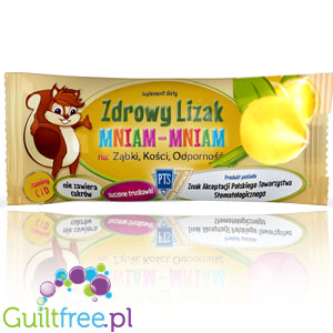 Healthy lollipop Yum-yum sweetened with xylitol and stew with dried lemons