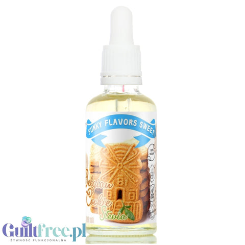 Funky Flavors Sweet Belgian Cookie STEVIA - słodzony aromat ciasteczka maślano-korzennego bez kcal