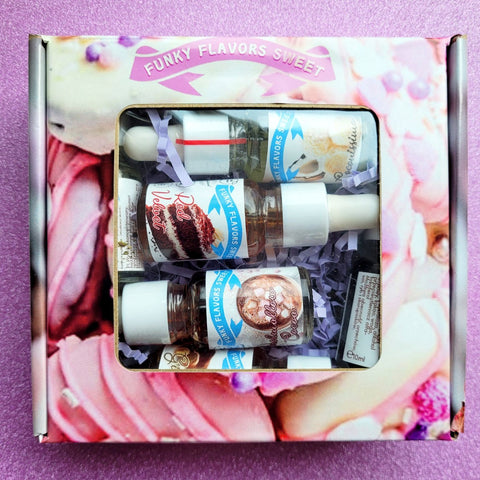 Funky Flavors Sweet 6 x 10ml, Set Testerski Velvet Heartbeats