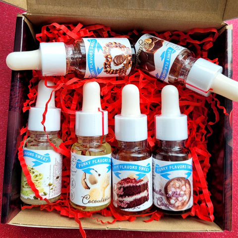 Funky Flavors Sweet 6 x 10ml, Set Testerski Velvet Heartbeats