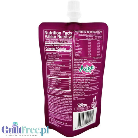 Jelly.B Konjac Jelly, Passion Fruit - koreańska galaretka do picia 2kcal, Marakuja