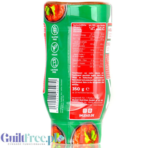 Inlead Premium Sauce Italian Allrounder 350g - wegański sos pomidorowy z włoskimi ziołami bez cukru tylko 16kcal