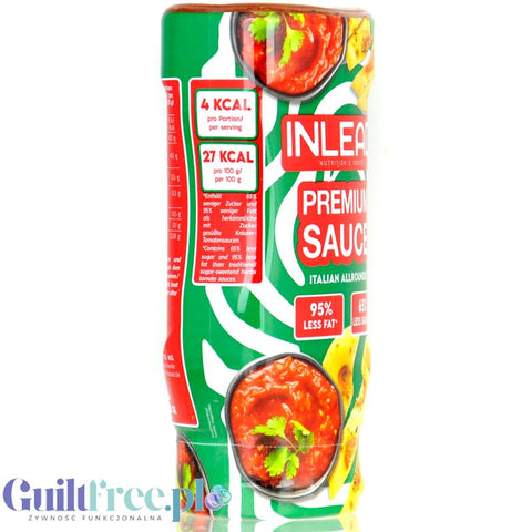 Inlead Premium Sauce Italian Allrounder 350g - wegański sos pomidorowy z włoskimi ziołami bez cukru tylko 16kcal