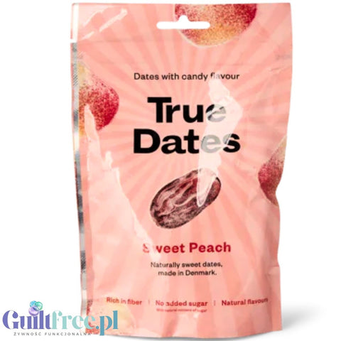 True Dates Sweet Peach - sugar-free dates with natural peach flavor