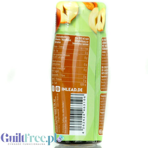 Inlead Barista Syrup Hazelnut - concentrated sugar-free and calorie-free coffee drops for 8L