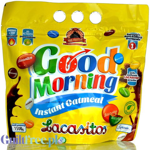 Max Protein Good Morning Oatmeal Lacasitos 1.5 kg – instant oatmeal, chocolate sprinkles flavor