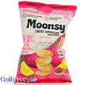 Moonsy Pink Tonic Spanish Style Potato Chips – 50% less fat, non-fried beetroot and lemon flavor