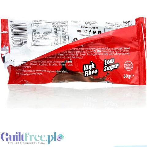 Skinny Food High Protein Chocaholic Croissant - proteinowy croissant bez cukru 13g białka & 6g błonnika z kakaowym nadzieniem