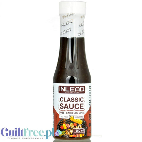 Inlead Classic Sauce Sweet BBQ - wegański słodki sos barbecue bez cukru tylko 11kcal