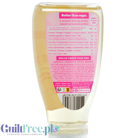 Elsy Better than sugar, Sirop De Chicoree - gęsty błonnikowy syrop słodzący bez dodatku cukru i słodzików