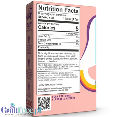 Wyler's Singles to go Peach Ring – a drink in a sachet from TikTok, with no sugar and no calories